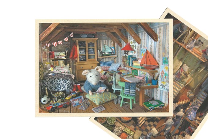 mouse mansion postcards